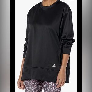 Adidas training women’s aeroready sidezip sweatshirt S